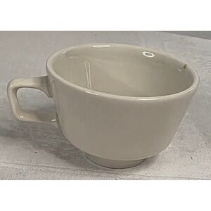 Homer Laughlin China White Ceramic Coffee Cup Mug Lead Free USA Made TTC